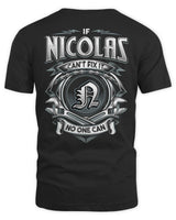 NICOLAS AP81-K4-626 - Personalized Ahmed Quote Apparel “If Ahmed Can't Fix It, No One Can” - Unisex Standard T-Shirt - Black