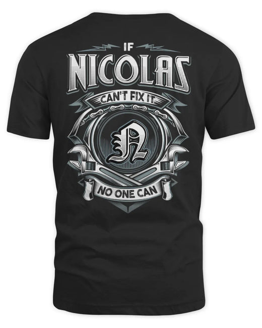 NICOLAS AP81-K4-626 - Personalized Ahmed Quote Apparel “If Ahmed Can't Fix It, No One Can”
