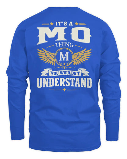 MO KT06-M008 It’s a [NAME] Thing – You Wouldn’t Understand | Personalized Vintage T-Shirt - Men's Long Sleeved T-Shirt - Royal