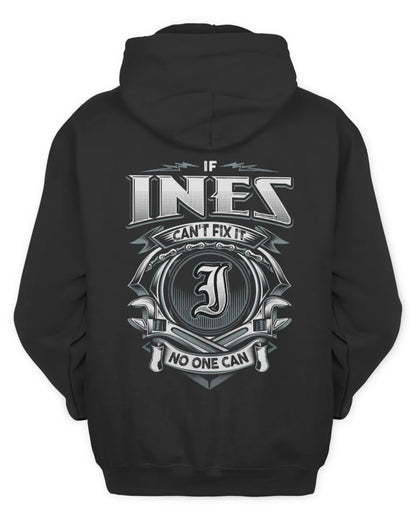 INES AP81-K4-626 - Personalized Ahmed Quote Apparel “If Ahmed Can't Fix It, No One Can” - Unisex Hoodie - Black