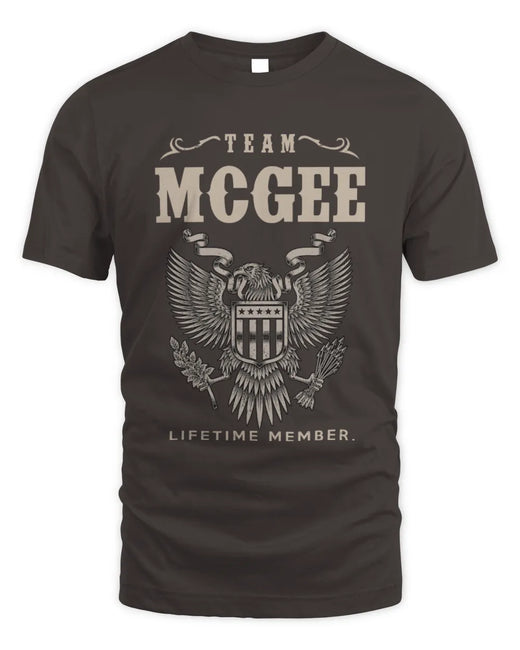 MCGEE TP06-K82 – Personalized Classic Style Apparel “Team NAME Lifetime Member”