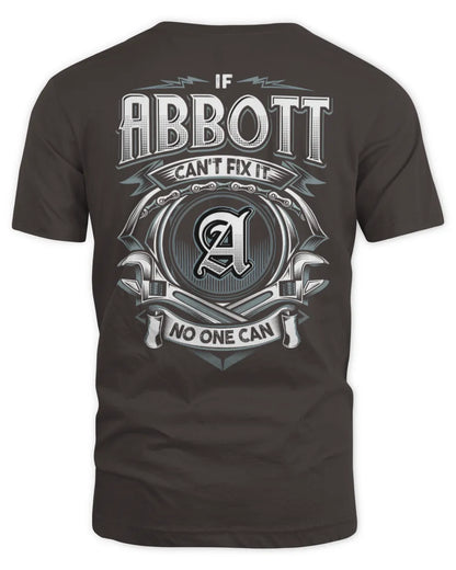 ABBOTT AP81-K4-626 - Personalized Ahmed Quote Apparel “If Ahmed Can't Fix It, No One Can” - Unisex Standard T-Shirt - Dark Chocolate