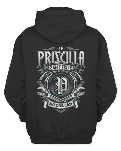 PRISCILLA AP81-K4-626 - Personalized Ahmed Quote Apparel “If Ahmed Can't Fix It, No One Can” - Unisex Hoodie - Black