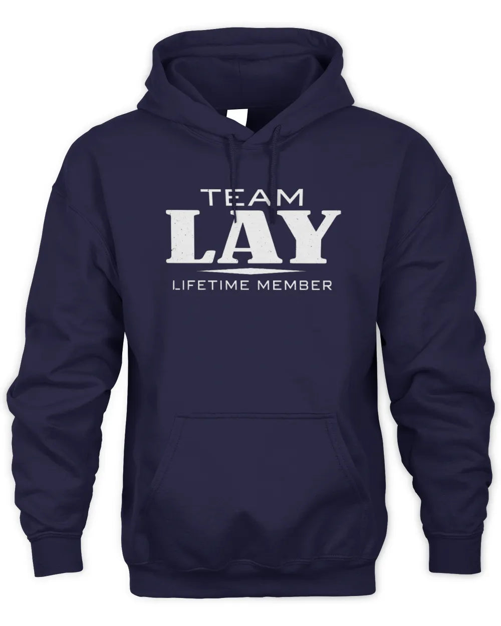 LAY BL62-K4-128 - Personalized “Team NAME Lifetime Member” - Unisex Hoodie - Navy