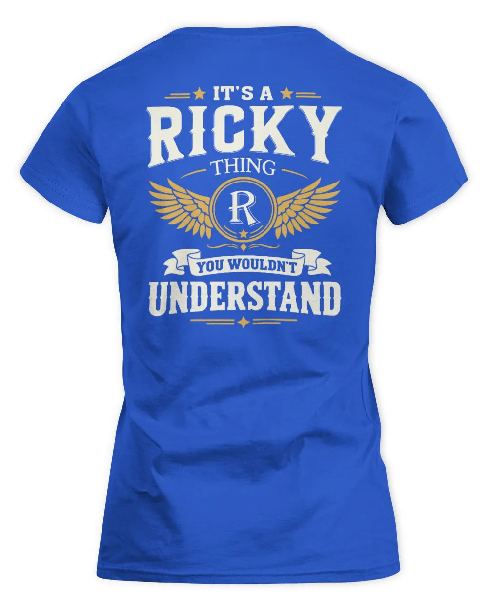 RICKY KT06-M008 It’s a [NAME] Thing – You Wouldn’t Understand | Personalized Vintage T-Shirt - Women's Standard T-Shirt - Royal