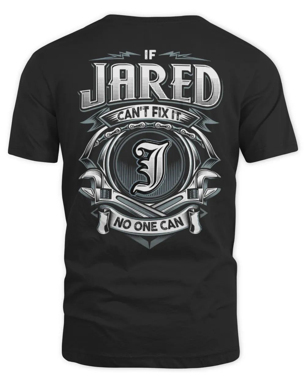 JARED AP81-K4-626 - Personalized Ahmed Quote Apparel “If Ahmed Can't Fix It, No One Can” - Unisex Standard T-Shirt - Black