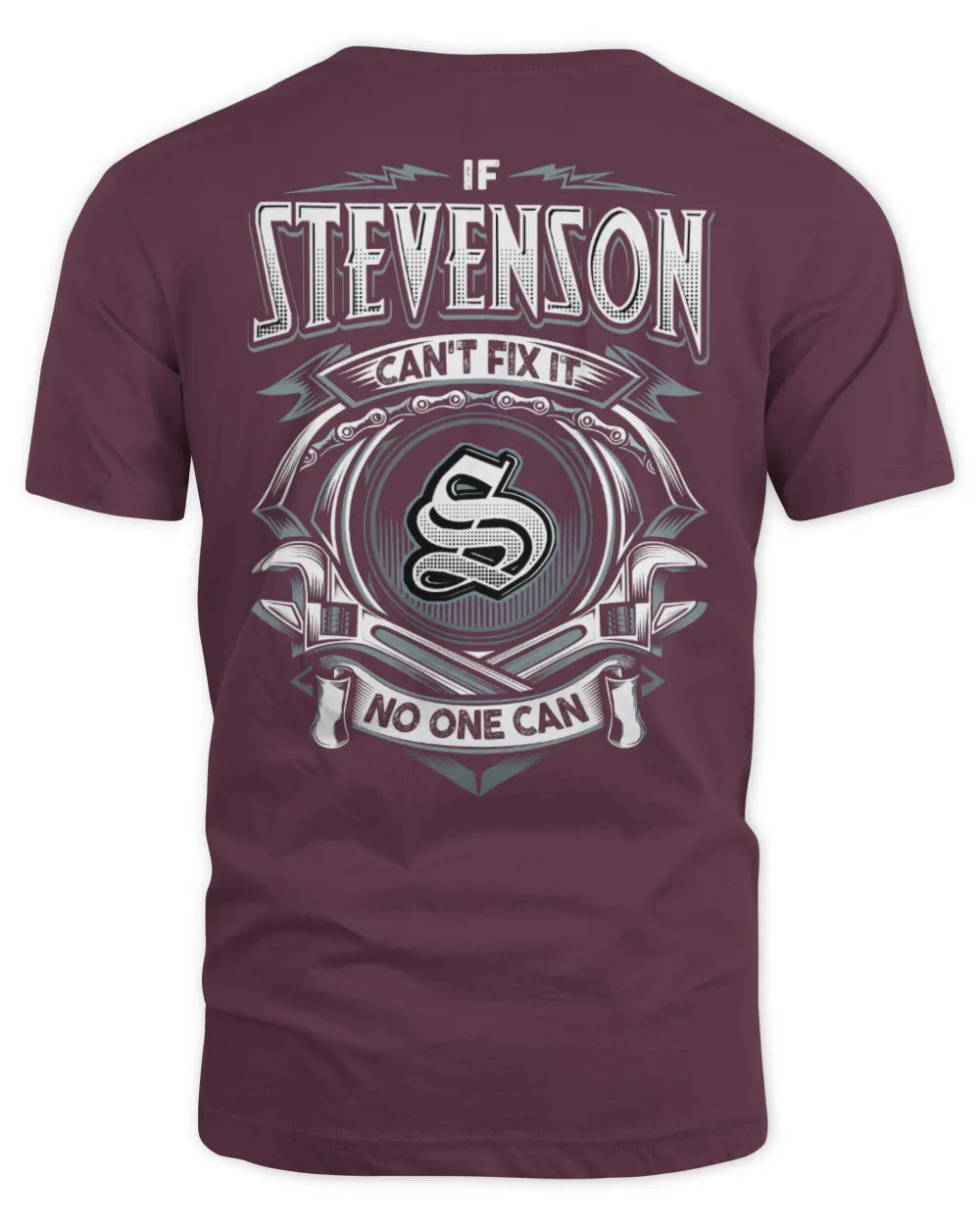 STEVENSON AP81-K4-626 - Personalized Ahmed Quote Apparel “If Ahmed Can't Fix It, No One Can” - Unisex Standard T-Shirt - Maroon