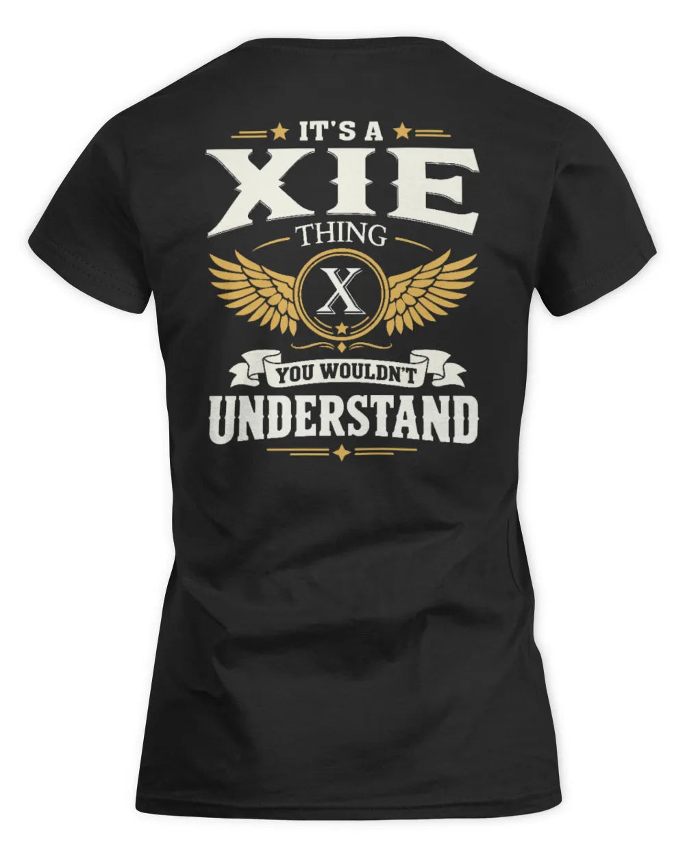 XIE KT06-M008 It’s a [NAME] Thing – You Wouldn’t Understand | Personalized Vintage T-Shirt - Women's Standard T-Shirt - Black