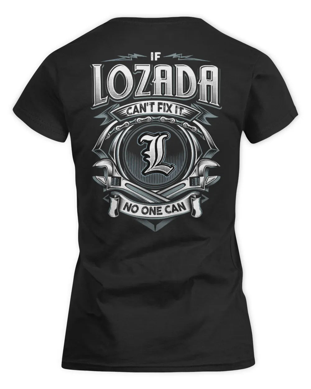 LOZADA AP81-K4-626 - Personalized Ahmed Quote Apparel “If Ahmed Can't Fix It, No One Can” - Women's Standard T-Shirt - Black