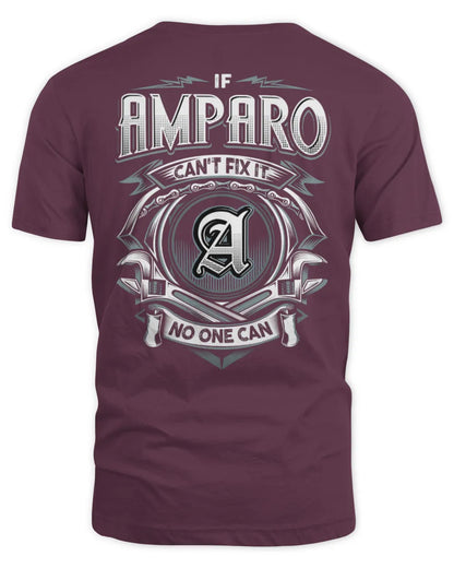 AMPARO AP81-K4-626 - Personalized Ahmed Quote Apparel “If Ahmed Can't Fix It, No One Can” - Unisex Standard T-Shirt - Maroon