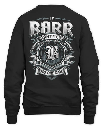 BARR AP81-K4-626 - Personalized Ahmed Quote Apparel “If Ahmed Can't Fix It, No One Can” - Unisex Sweatshirt - Black