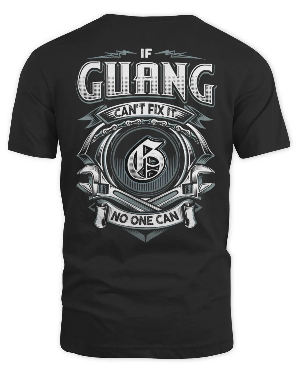 GUANG AP81-K4-626 - Personalized Ahmed Quote Apparel “If Ahmed Can't Fix It, No One Can” - Unisex Standard T-Shirt - Black