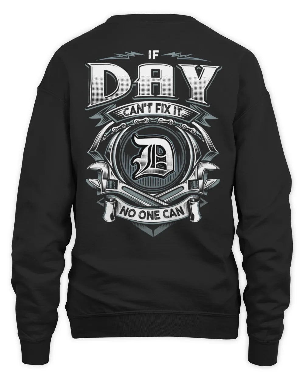 DAY AP81-K4-626 - Personalized Ahmed Quote Apparel “If Ahmed Can't Fix It, No One Can” - Unisex Sweatshirt - Black