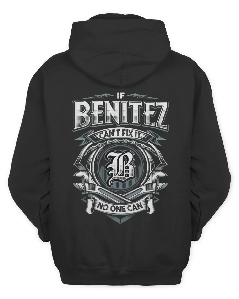 BENITEZ AP81-K4-626 - Personalized Ahmed Quote Apparel “If Ahmed Can't Fix It, No One Can” - Unisex Hoodie - Black