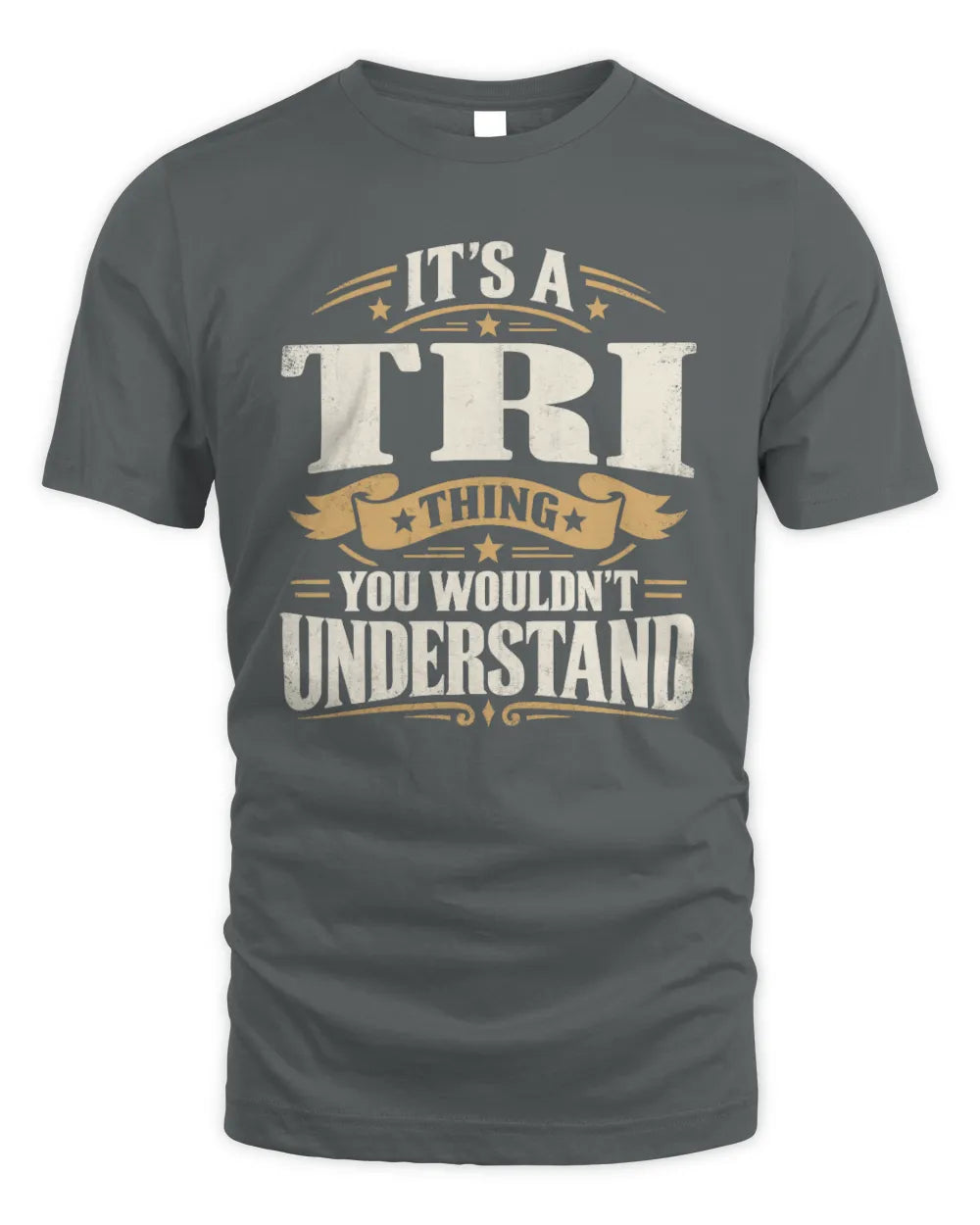 TRI P08 TH51 - Personalized “It’s a/an [NAME] Thing – You Wouldn’t Understand” Shirt - Unisex Standard T-Shirt - Charcoal