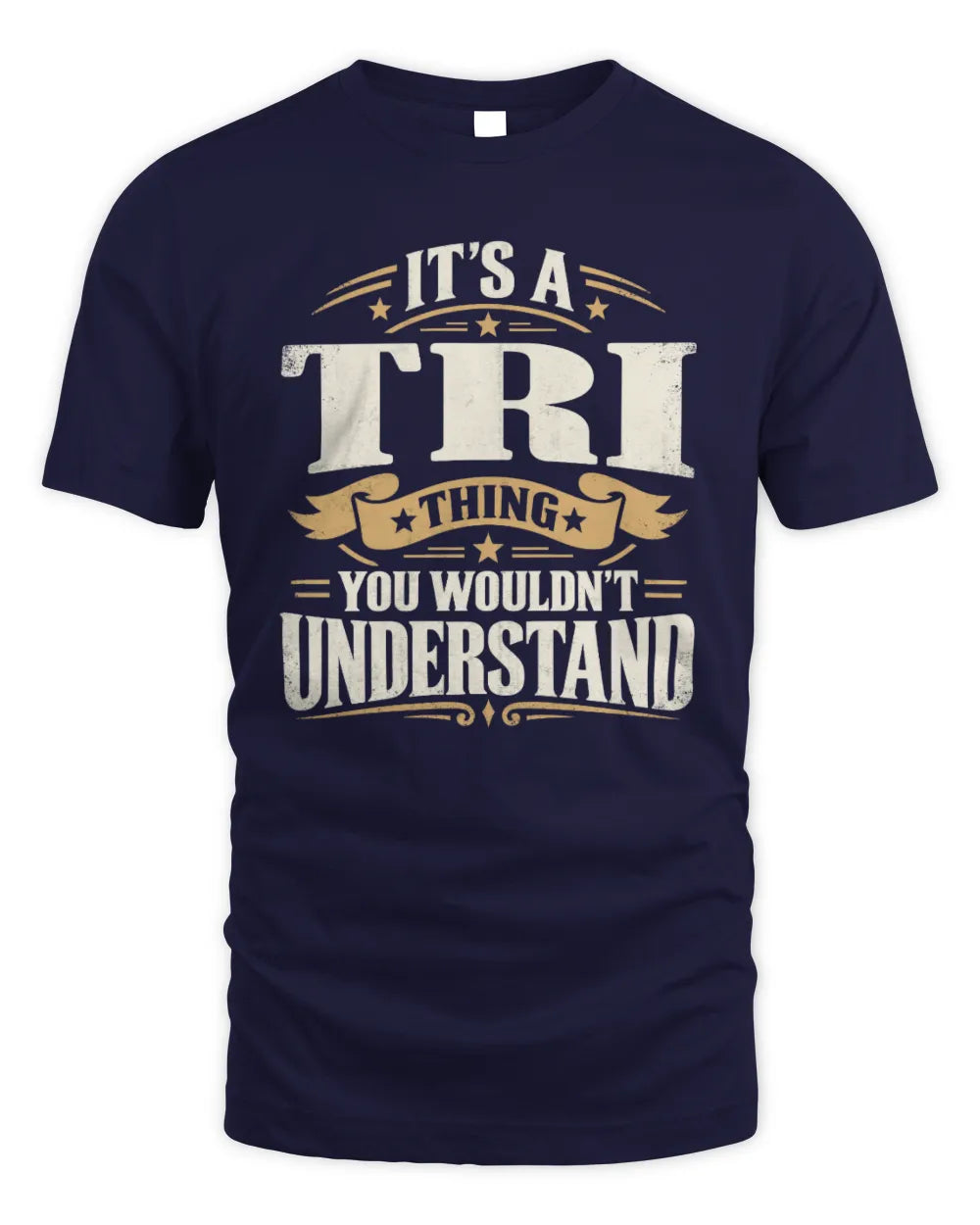 TRI P08 TH51 - Personalized “It’s a/an [NAME] Thing – You Wouldn’t Understand” Shirt - Unisex Standard T-Shirt - Navy