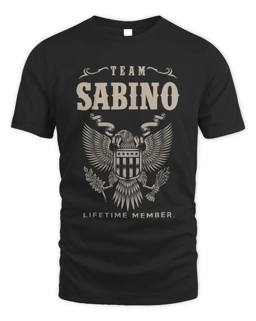 SABINO TP06-K82 – Personalized Classic Style Apparel “Team NAME Lifetime Member”