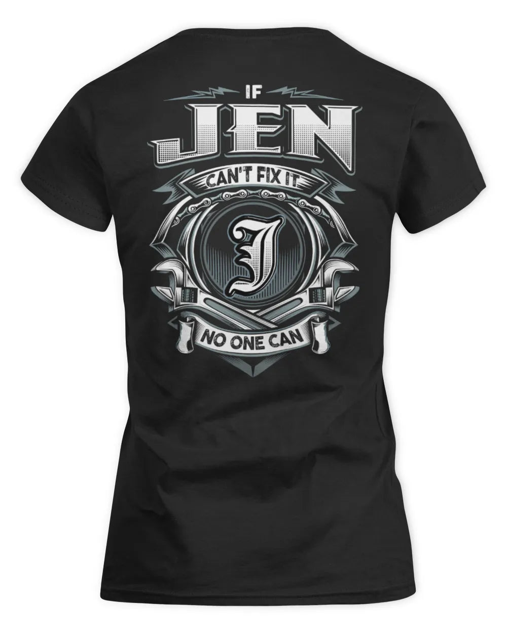 JEN AP81-K4-626 - Personalized Ahmed Quote Apparel “If Ahmed Can't Fix It, No One Can” - Women's Standard T-Shirt - Black