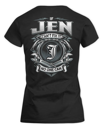 JEN AP81-K4-626 - Personalized Ahmed Quote Apparel “If Ahmed Can't Fix It, No One Can” - Women's Standard T-Shirt - Black