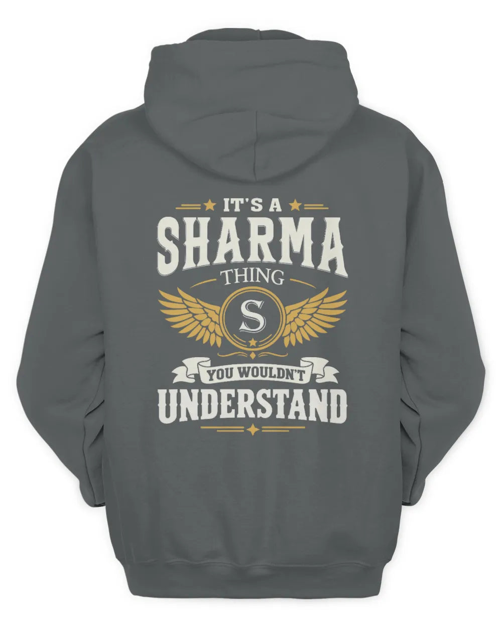 SHARMA KT06-M008 It’s a [NAME] Thing – You Wouldn’t Understand | Personalized Vintage T-Shirt - Unisex Hoodie - Charcoal