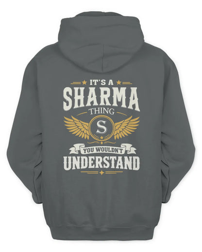 SHARMA KT06-M008 It’s a [NAME] Thing – You Wouldn’t Understand | Personalized Vintage T-Shirt - Unisex Hoodie - Charcoal
