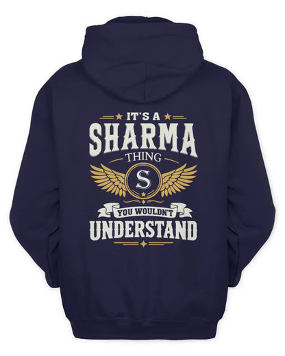 SHARMA KT06-M008 It’s a [NAME] Thing – You Wouldn’t Understand | Personalized Vintage T-Shirt - Unisex Hoodie - Navy