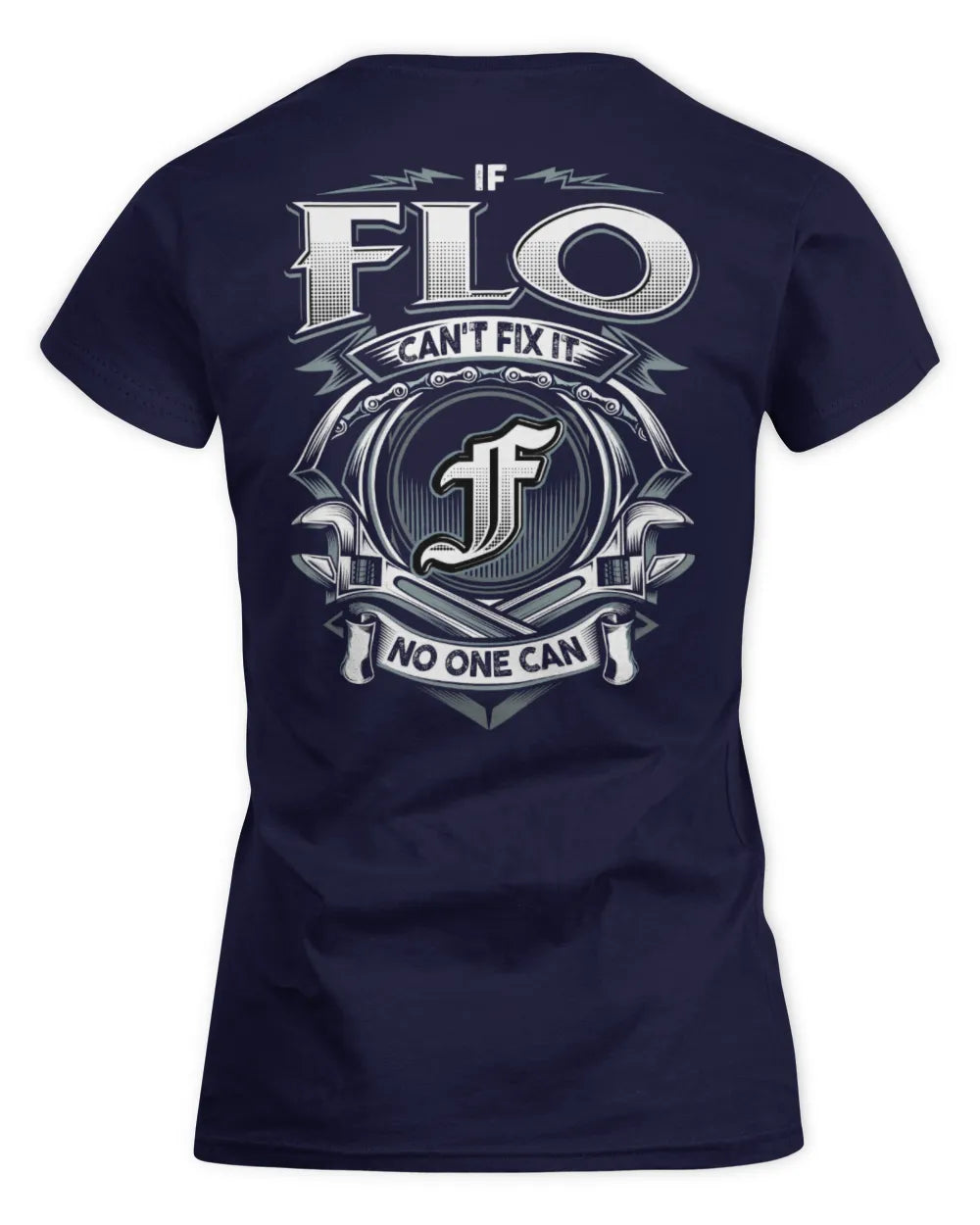 FLO AP81-K4-626 - Personalized Ahmed Quote Apparel “If Ahmed Can't Fix It, No One Can” - Women's Standard T-Shirt - Navy