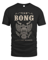 BONG TP06-K82 – Personalized Classic Style Apparel “Team NAME Lifetime Member” - Unisex Standard T-Shirt - Black