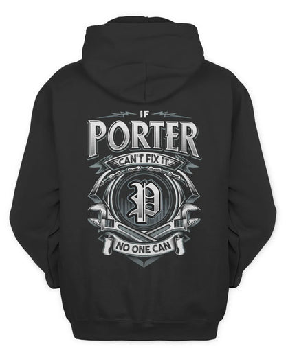 PORTER AP81-K4-626 - Personalized Ahmed Quote Apparel “If Ahmed Can't Fix It, No One Can” - Unisex Hoodie - Black