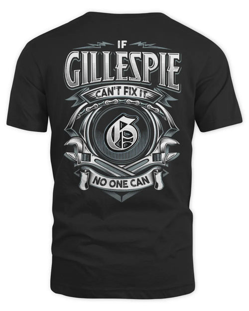 GILLESPIE AP81-K4-626 - Personalized Ahmed Quote Apparel “If Ahmed Can't Fix It, No One Can” - Unisex Standard T-Shirt - Black