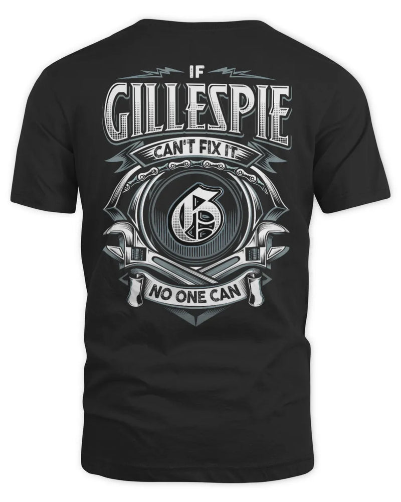 GILLESPIE AP81-K4-626 - Personalized Ahmed Quote Apparel “If Ahmed Can't Fix It, No One Can” - Unisex Standard T-Shirt - Black