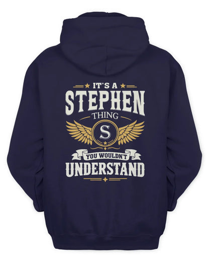 STEPHEN KT06-M008 It’s a [NAME] Thing – You Wouldn’t Understand | Personalized Vintage T-Shirt - Unisex Hoodie - Navy