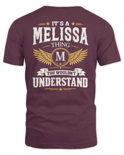 MELISSA KT06-M008 It’s a [NAME] Thing – You Wouldn’t Understand | Personalized Vintage T-Shirt - Unisex Standard T-Shirt - Maroon