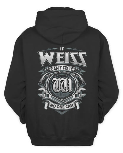 WEISS AP81-K4-626 - Personalized Ahmed Quote Apparel “If Ahmed Can't Fix It, No One Can” - Unisex Hoodie - Black