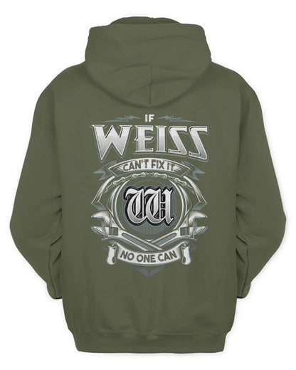 WEISS AP81-K4-626 - Personalized Ahmed Quote Apparel “If Ahmed Can't Fix It, No One Can” - Unisex Hoodie - Military Green