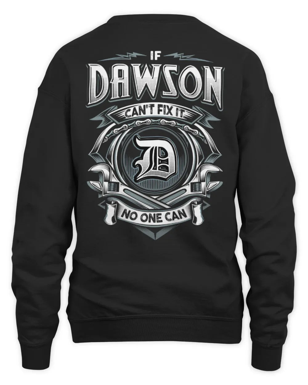 DAWSON AP81-K4-626 - Personalized Ahmed Quote Apparel “If Ahmed Can't Fix It, No One Can” - Unisex Sweatshirt - Black
