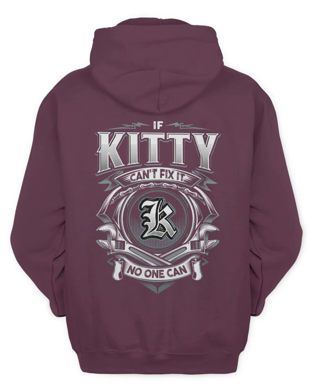 KITTY AP81-K4-626 - Personalized Ahmed Quote Apparel “If Ahmed Can't Fix It, No One Can” - Unisex Hoodie - Maroon