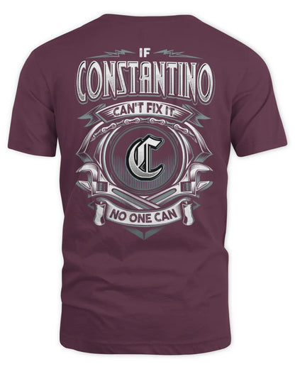 CONSTANTINO AP81-K4-626 - Personalized Ahmed Quote Apparel “If Ahmed Can't Fix It, No One Can” - Unisex Standard T-Shirt - Maroon