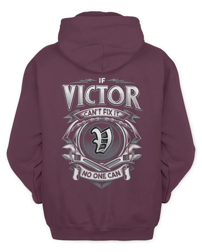 VICTOR AP81-K4-626 - Personalized Ahmed Quote Apparel “If Ahmed Can't Fix It, No One Can” - Unisex Hoodie - Maroon