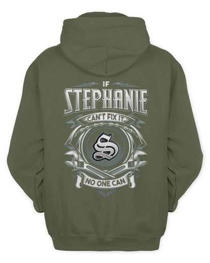 STEPHANIE AP81-K4-626 - Personalized Ahmed Quote Apparel “If Ahmed Can't Fix It, No One Can” - Unisex Hoodie - Military Green