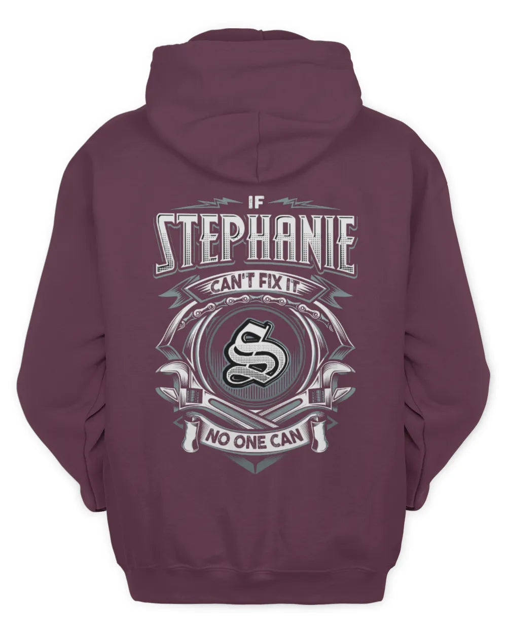 STEPHANIE AP81-K4-626 - Personalized Ahmed Quote Apparel “If Ahmed Can't Fix It, No One Can” - Unisex Hoodie - Maroon