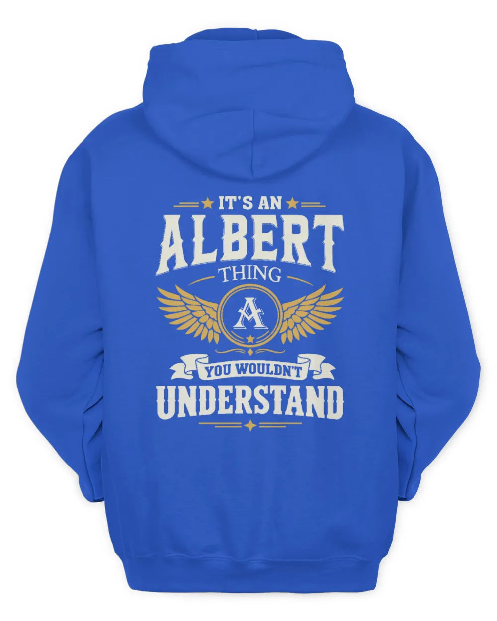 ALBERT KT06-M008 It’s a [NAME] Thing – You Wouldn’t Understand | Personalized Vintage T-Shirt - Unisex Hoodie - Royal