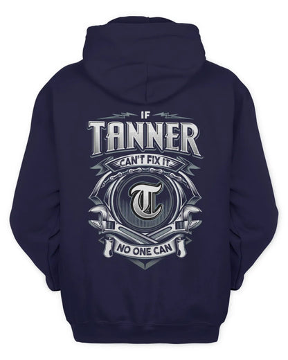 TANNER AP81-K4-626 - Personalized Ahmed Quote Apparel “If Ahmed Can't Fix It, No One Can” - Unisex Hoodie - Navy