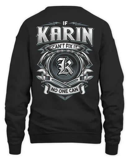 KARIN AP81-K4-626 - Personalized Ahmed Quote Apparel “If Ahmed Can't Fix It, No One Can” - Unisex Sweatshirt - Black