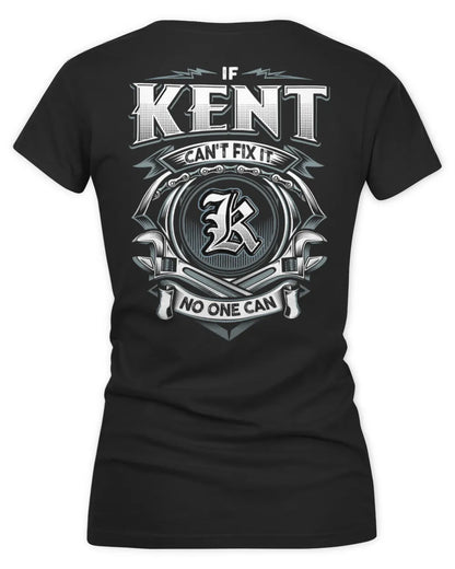 KENT AP81-K4-626 - Personalized Ahmed Quote Apparel “If Ahmed Can't Fix It, No One Can” - Women's V-Neck T-Shirt - Black