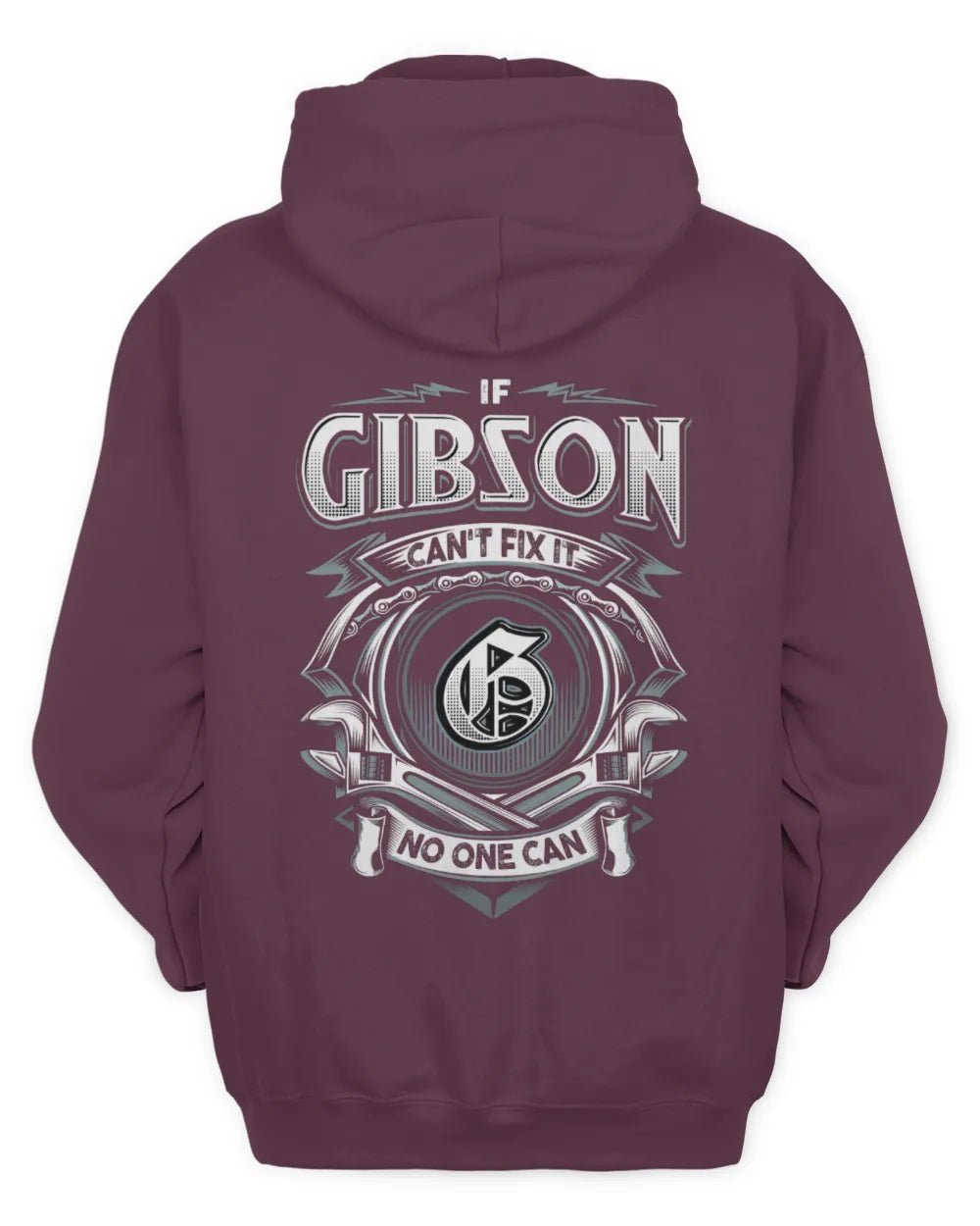 GIBSON AP81-K4-626 - Personalized Ahmed Quote Apparel “If Ahmed Can't Fix It, No One Can” - Unisex Hoodie - Maroon