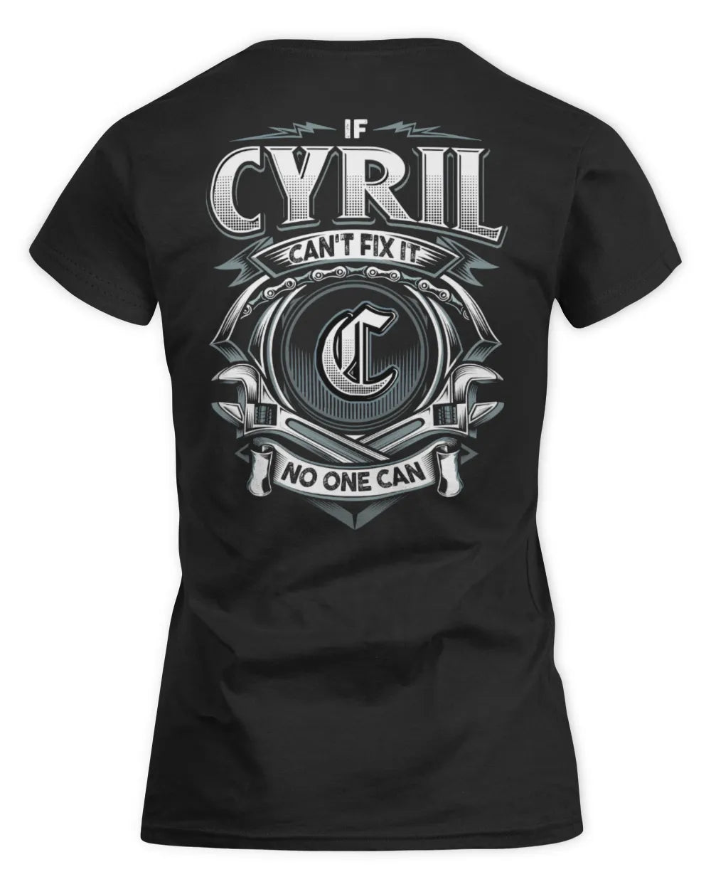 CYRIL AP81-K4-626 - Personalized Ahmed Quote Apparel “If Ahmed Can't Fix It, No One Can” - Women's Standard T-Shirt - Black