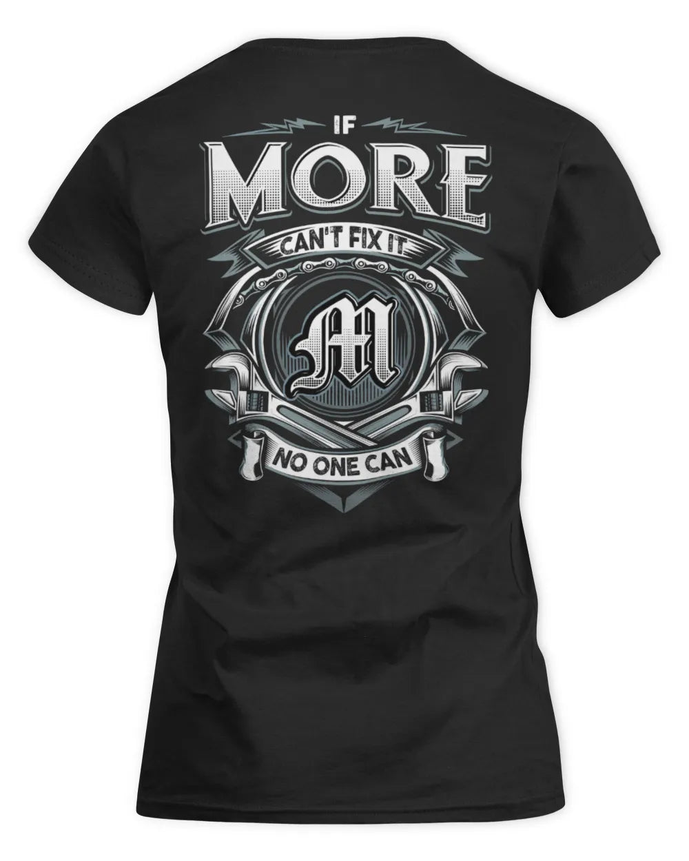 MORE AP81-K4-626 - Personalized Ahmed Quote Apparel “If Ahmed Can't Fix It, No One Can” - Women's Standard T-Shirt - Black