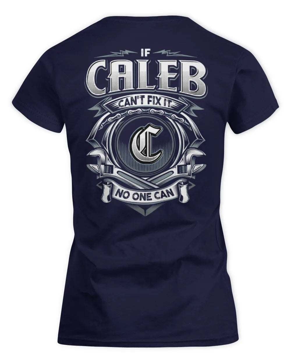 CALEB AP81-K4-626 - Personalized Ahmed Quote Apparel “If Ahmed Can't Fix It, No One Can” - Women's Standard T-Shirt - Navy