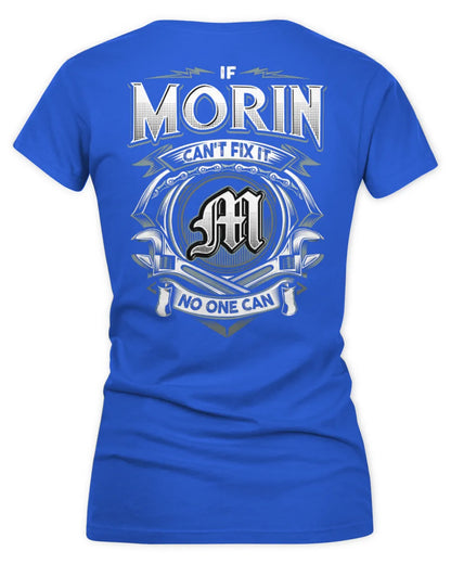 MORIN AP81-K4-626 - Personalized Ahmed Quote Apparel “If Ahmed Can't Fix It, No One Can” - Women's V-Neck T-Shirt - Royal